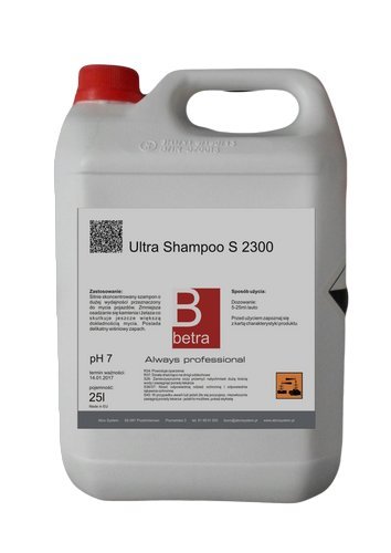 Betra Ultra Shampoo S 2300 5l/ 25l